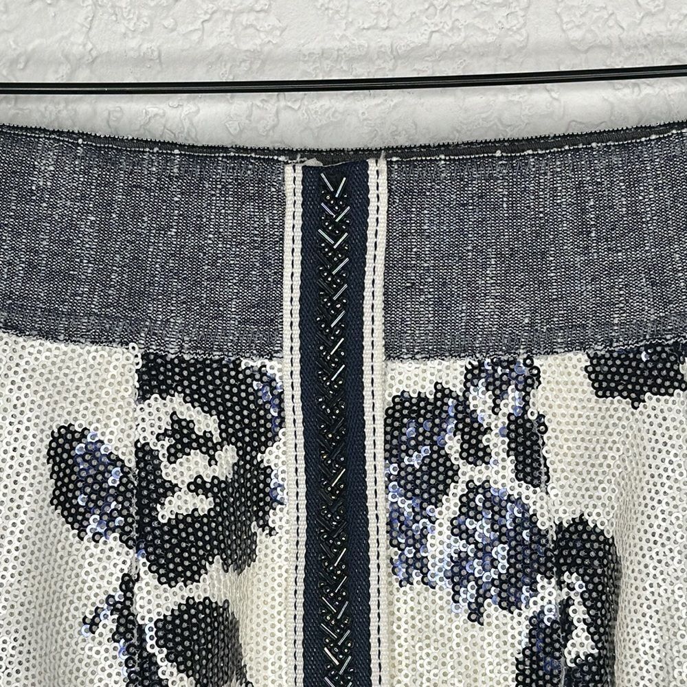 NWT BYRON LARS Sequin Skirt In Maritime Floral Size 2 - Picture 7 of 12